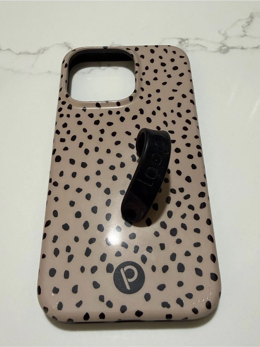 Mocha Dots Loopy Case w/dust bag iPhone13Pro